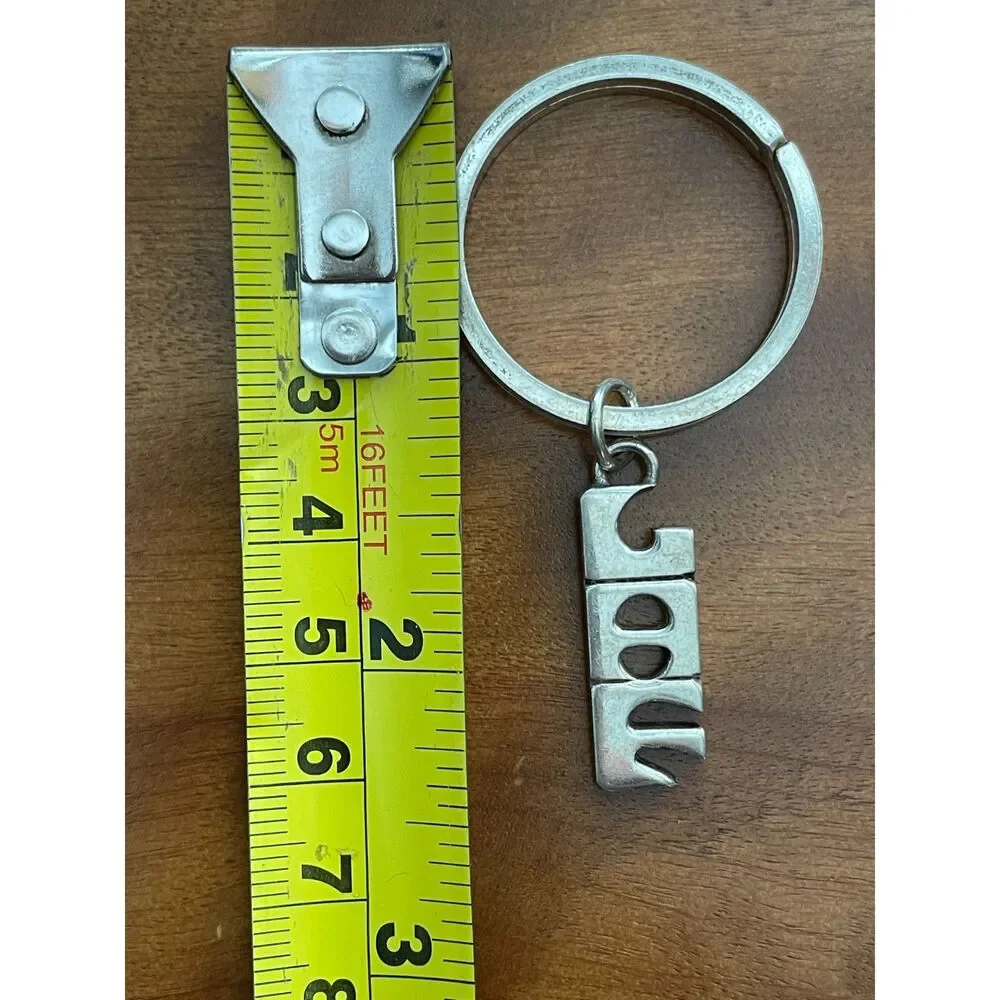 ~ Rare LAF Key Ring Vintage Sterling Silver* Key Chain Lafayette College VTG 70